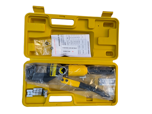 8 Ton Hydraulic Wire & Battery Cable Crimper in Carry Case