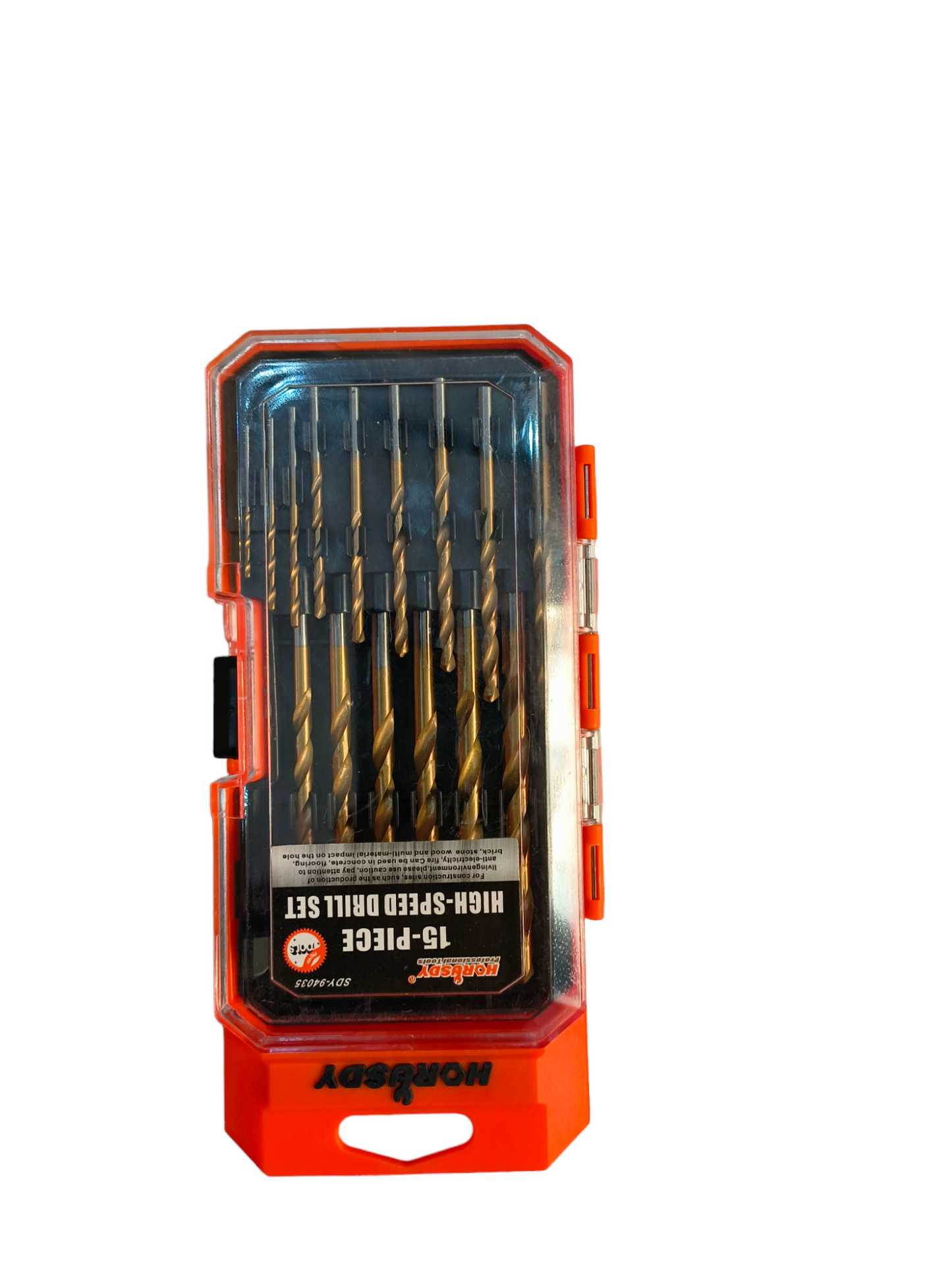 15p High speed drill set