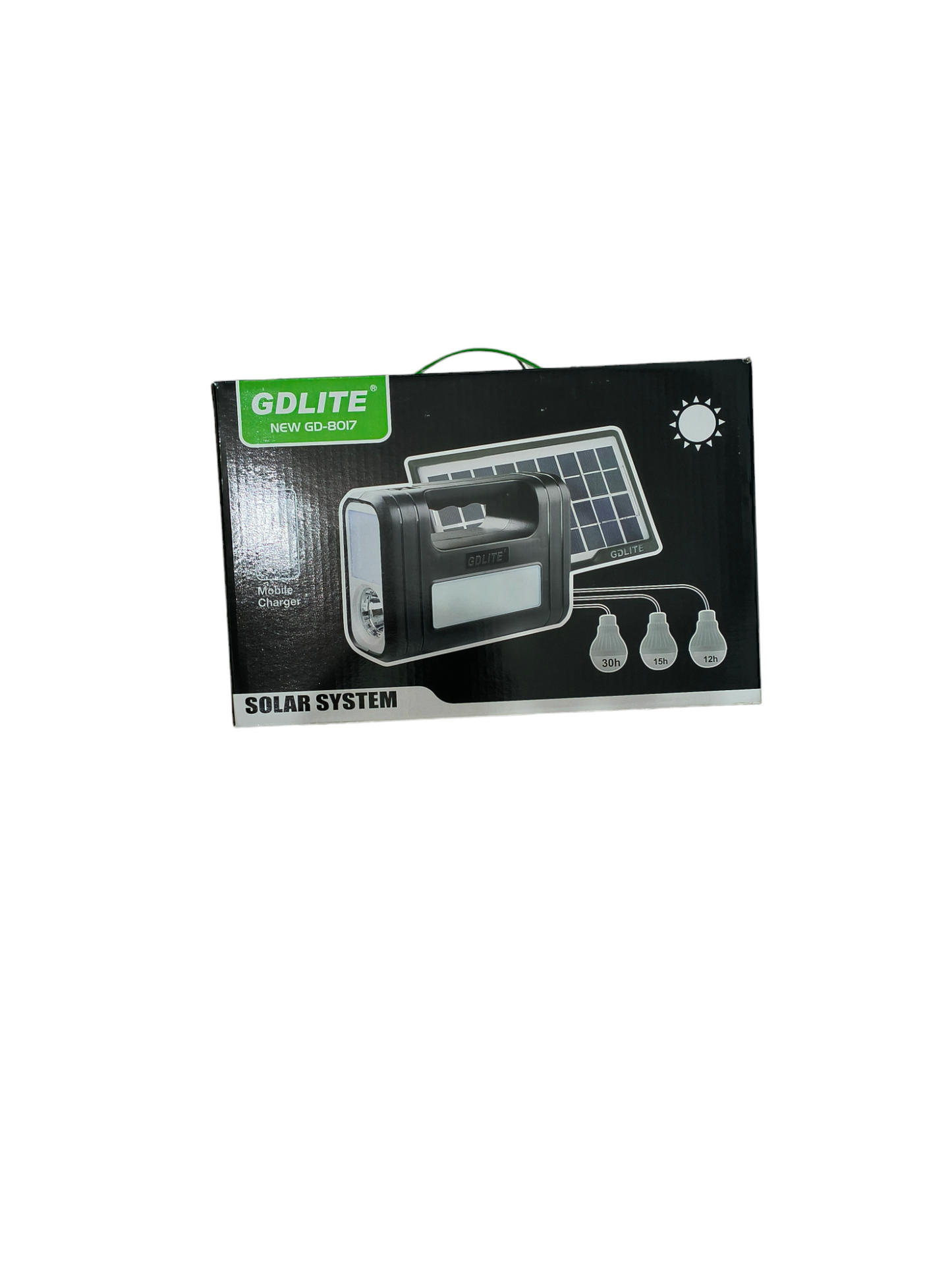 Complete GDlite Portable Solar Charged Light System
