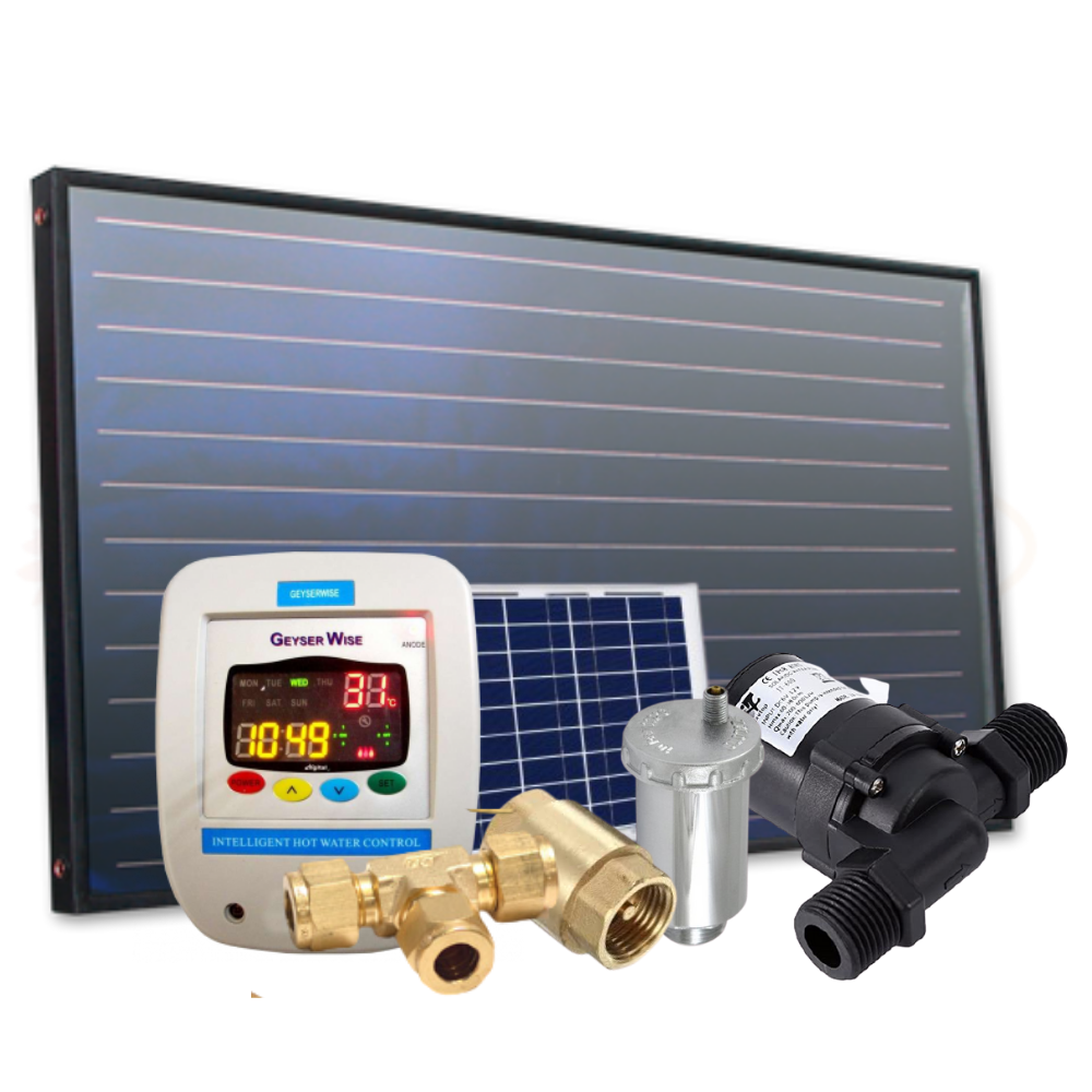 Solar Geyser Conversion Kit – 12v – 2m Flatplate – 150L