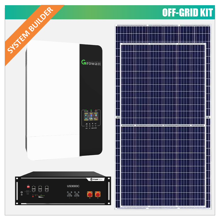 5KW GROWATT ES OFF-GRID WITH PANELS