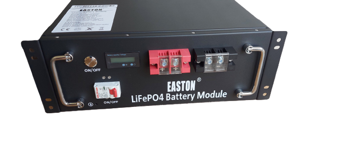 Easton 24V 100Ah (2.56kwH 25.6V) Lithium Battery LiFePO4 Rack Mount