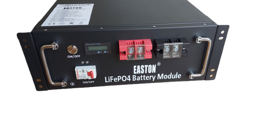 Easton 24V 100Ah (2.56kwH 25.6V) Lithium Battery LiFePO4 Rack Mount