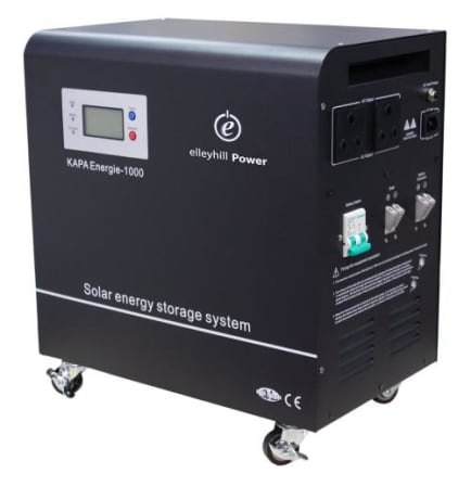 KAPA Energie-1000 1000W Pure Sine-Wave UPS Inverter with 100ah battery