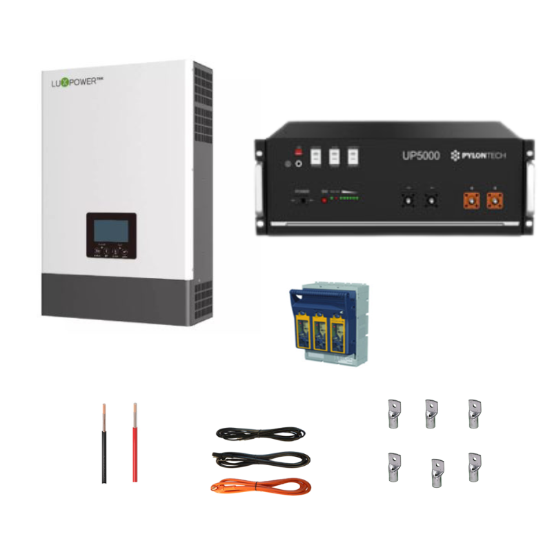 Lux Power 5kw Backup Kit with Pylon 4.8kw Lithium Storage