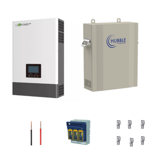 Lux Power 5kw Backup Kit with 5.5 Hubble kw Lithium Storage